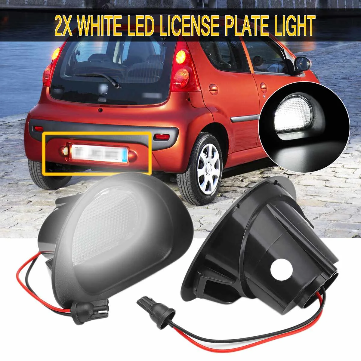 1 Pair LED Car License Plate Light for CITROEN C1 2005-13 Peugeot 107 2005-14 Auto Led Licence Plate Light Backup Stop Light
1 Pair LED Car License Plate Light for CITROEN C1 2005-13 Peugeot 107 2005-14 Auto Led Licence Plate Light Backup Stop Light