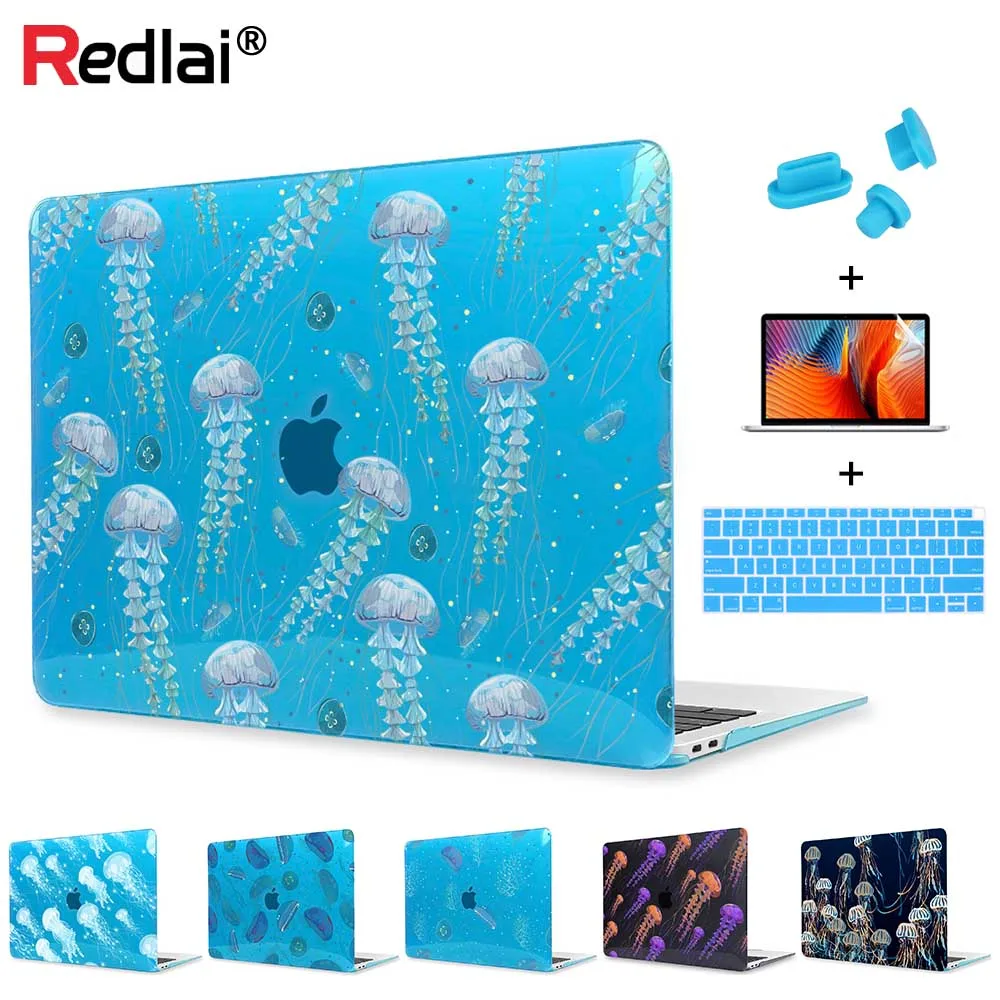 Ocean Jellyfish Pattern Plastic Hard Case For MacBook New A1932 Air Pro Retina 12 11 13 15 inch Touch bar 2018 A1989 A1990 Cover
Ocean Jellyfish Pattern Plastic Hard Case For MacBook New A1932 Air Pro Retina 12 11 13 15 inch Touch bar 2018 A1989 A1990 Cover