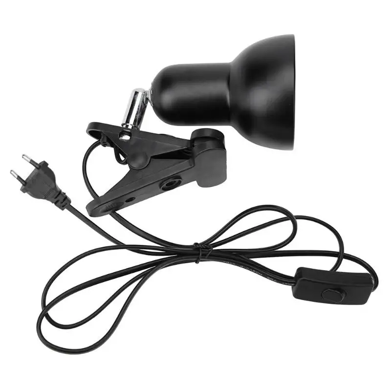 360 Degrees Rotate Heating Clamp Lamp Holder Turtle Lizards Reptile Basking Clip Light Base Lighting Socket
360 Degrees Rotate Heating Clamp Lamp Holder Turtle Lizards Reptile Basking Clip Light Base Lighting Socket
