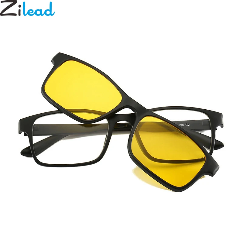 Zilead 6pcs/set Square Magnet Clip Sunglasses&Reading Glasses For Women&Men Presbyopic Glasses With Diopter+1.5+2.0+2.5
Zilead 6pcs/set Square Magnet Clip Sunglasses&Reading Glasses For Women&Men Presbyopic Glasses With Diopter+1.5+2.0+2.5