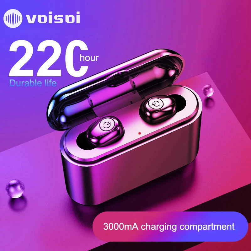 Bluetooth Earphone 5.0 With Charging Box Mini Headset Wireless Stereo Earbud Earphones TWS X8S Wireless For Smart phone
Bluetooth Earphone 5.0 With Charging Box Mini Headset Wireless Stereo Earbud Earphones TWS X8S Wireless For Smart phone