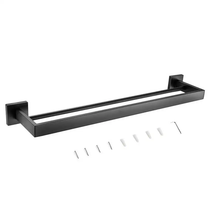 Double Towel Rack Stainless Steel Bathroom Towel Rack Bathroom Double Bar Towel Storage Rack Bathroom Accessories
Double Towel Rack Stainless Steel Bathroom Towel Rack Bathroom Double Bar Towel Storage Rack Bathroom Accessories