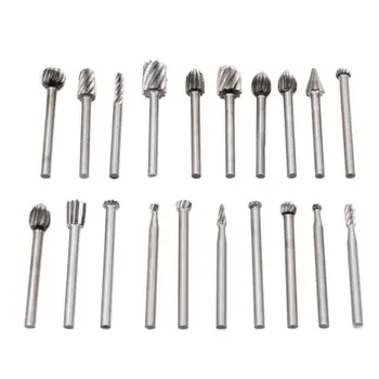 20pcs/Set 3mm Wood Drill Bit Nozzles for Dremel Attachments HSS Stainless Steel Wood Carving Tools Set Woodworking
20pcs/Set 3mm Wood Drill Bit Nozzles for Dremel Attachments HSS Stainless Steel Wood Carving Tools Set Woodworking