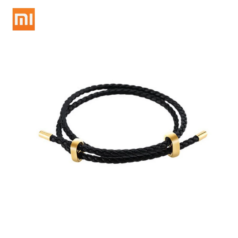 Original Xiaomi Mijia LUCKYME Wild Genuine Leather String Rope Pull Bracelet 25cm 44cm Men Women Bracelet Band
Original Xiaomi Mijia LUCKYME Wild Genuine Leather String Rope Pull Bracelet 25cm 44cm Men Women Bracelet Band