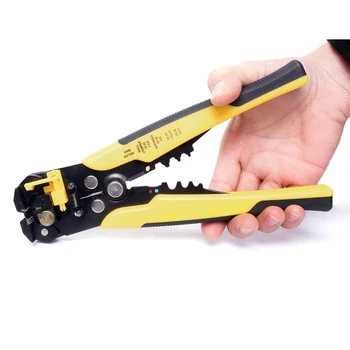 Multifunctional Cable Wire Stripper Cutter Crimper Automatic Multifunctional TAB Terminal Crimping Stripping Plier Tools
Multifunctional Cable Wire Stripper Cutter Crimper Automatic Multifunctional TAB Terminal Crimping Stripping Plier Tools