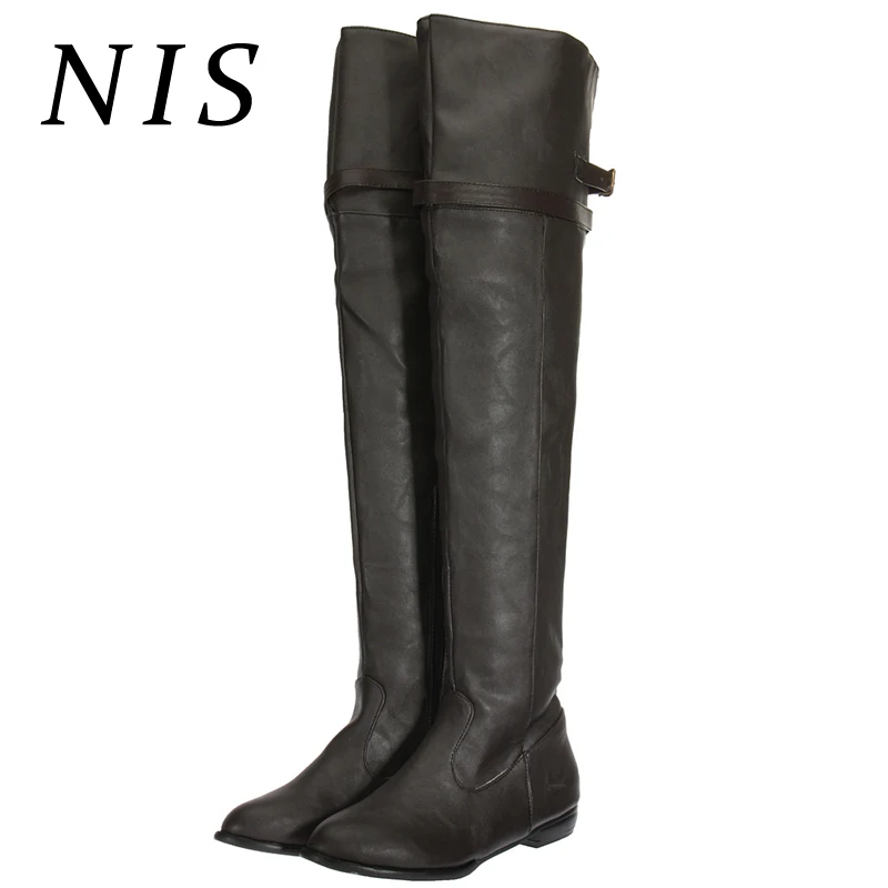 NIS Sexy PU Leather Over Knee Thigh High Long Boots Women Shoes Warm Lining Winter Boots Buckle Motorcycle Shoes Botas Mujer New
NIS Sexy PU Leather Over Knee Thigh High Long Boots Women Shoes Warm Lining Winter Boots Buckle Motorcycle Shoes Botas Mujer New