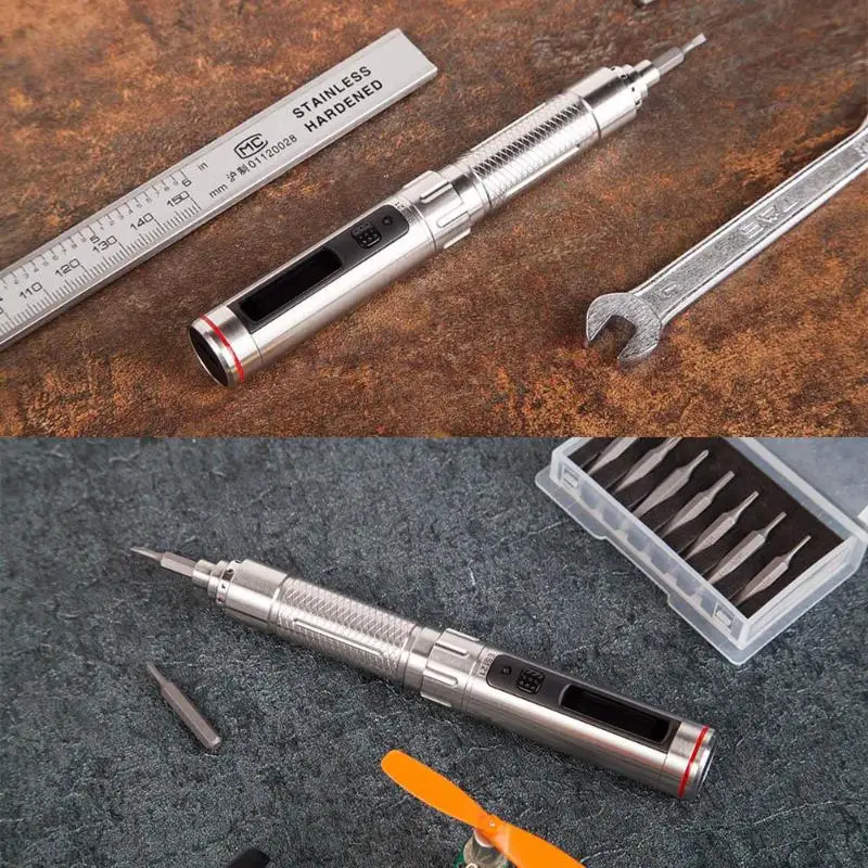 Mini Precision Electric Screwdriver 5 Modes Smart Motion Control Power Screwdriver Bit Set For Eelectronic Products Maintenance
Mini Precision Electric Screwdriver 5 Modes Smart Motion Control Power Screwdriver Bit Set For Eelectronic Products Maintenance