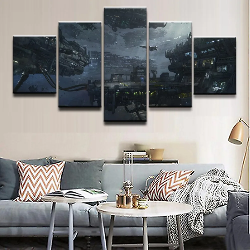 Home Wall Art Modern Decor Painting Top-Rated Canvas Print Posters 5 Pieces Game Star Citizen Landscape Pictures Framework 
Home Wall Art Modern Decor Painting Top-Rated Canvas Print Posters 5 Pieces Game Star Citizen Landscape Pictures Framework