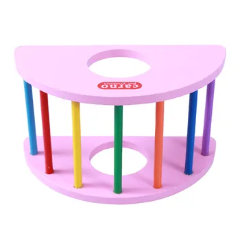 Wooden Pet Rainbow Play Bridge for Syrian Hamster and Small Animal Toy (Pink) Pet Toys
Wooden Pet Rainbow Play Bridge for Syrian Hamster and Small Animal Toy (Pink) Pet Toys