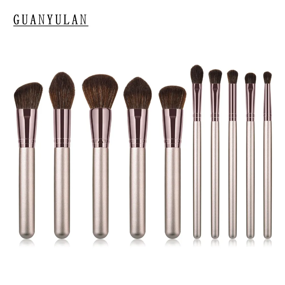 GUANYULAN Makeup Brushes 10PCS Professional Brushes Set 3 Colors High Quality Nylon Hair Brush Foundation powder Tools Kit
GUANYULAN Makeup Brushes 10PCS Professional Brushes Set 3 Colors High Quality Nylon Hair Brush Foundation powder Tools Kit