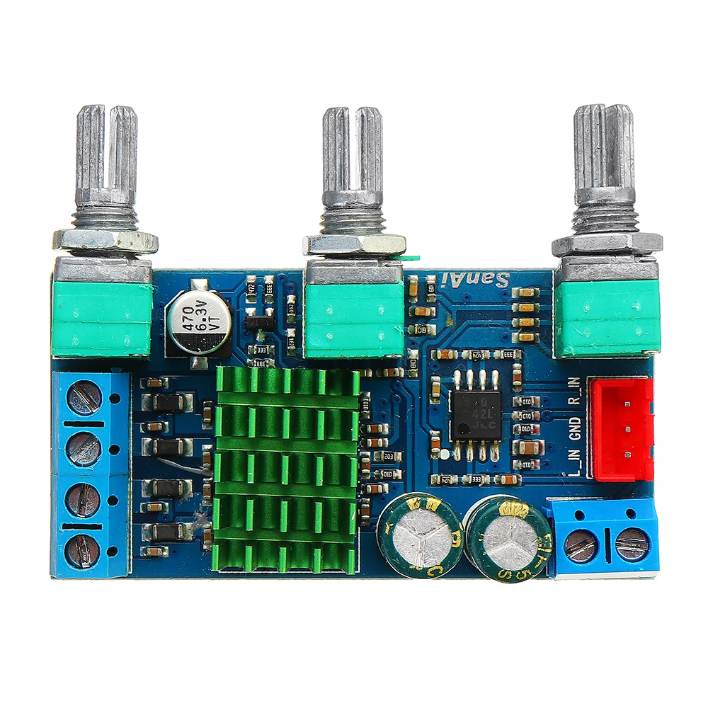 DC 12V To 22V TAP3116D2 2.0 Stereo Double Channel HiFi High Power Digital Amplifier Board
DC 12V To 22V TAP3116D2 2.0 Stereo Double Channel HiFi High Power Digital Amplifier Board