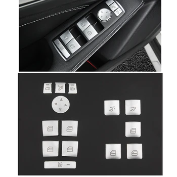 14Pcs/Set ABS Car Electric Window Switch Button Cover Stickers Trim Push Button Cap For Mercedes-Benz A B E GLA CLA GLK GLS
14Pcs/Set ABS Car Electric Window Switch Button Cover Stickers Trim Push Button Cap For Mercedes-Benz A B E GLA CLA GLK GLS