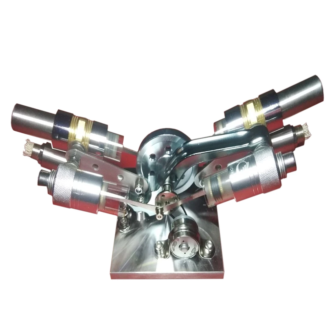 High-power Metal Hot Cylinder Double-cylinder Stirling External Combustion Engine Model Building Kits Education Toy
High-power Metal Hot Cylinder Double-cylinder Stirling External Combustion Engine Model Building Kits Education Toy