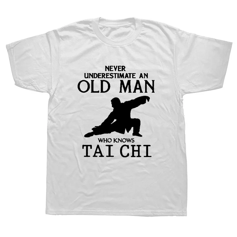 Custom Humor T Shirt For Men Cotton Tai Chi Never Underestimate An Old Man Who Knows T-Shirt
Custom Humor T Shirt For Men Cotton Tai Chi Never Underestimate An Old Man Who Knows T-Shirt