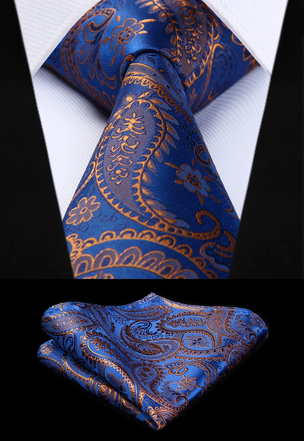 New Paisley Mens Tie Blue Woven Silk Necktie Handkerchief Set TF4015B48S Party Wedding Classic Fashion Pocket Square Tie
New Paisley Mens Tie Blue Woven Silk Necktie Handkerchief Set TF4015B48S Party Wedding Classic Fashion Pocket Square Tie