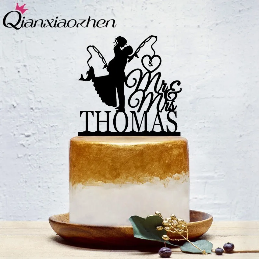 Qianxiaozhen Personalized Hooked On Love Wedding Cake Topper Wedding Decoration Anniversaire Aniversario Cake Decoration
Qianxiaozhen Personalized Hooked On Love Wedding Cake Topper Wedding Decoration Anniversaire Aniversario Cake Decoration