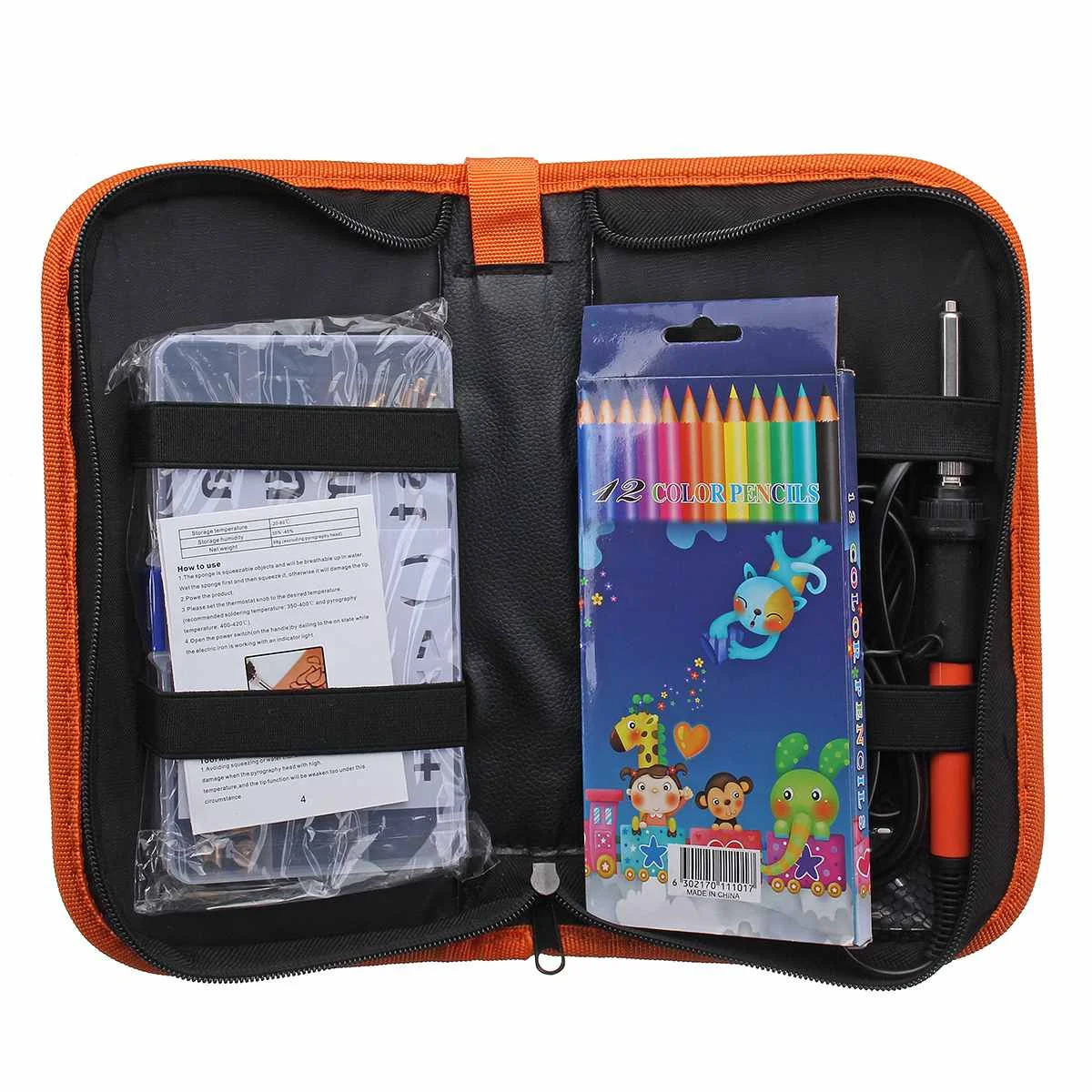 71Pcs 110V/220V 60W Soldering Iron Kit Wood Burning Pen Set Electric Soldering Iron Carving Pyrography Tools with US/EU/UK Plus
71Pcs 110V/220V 60W Soldering Iron Kit Wood Burning Pen Set Electric Soldering Iron Carving Pyrography Tools with US/EU/UK Plus