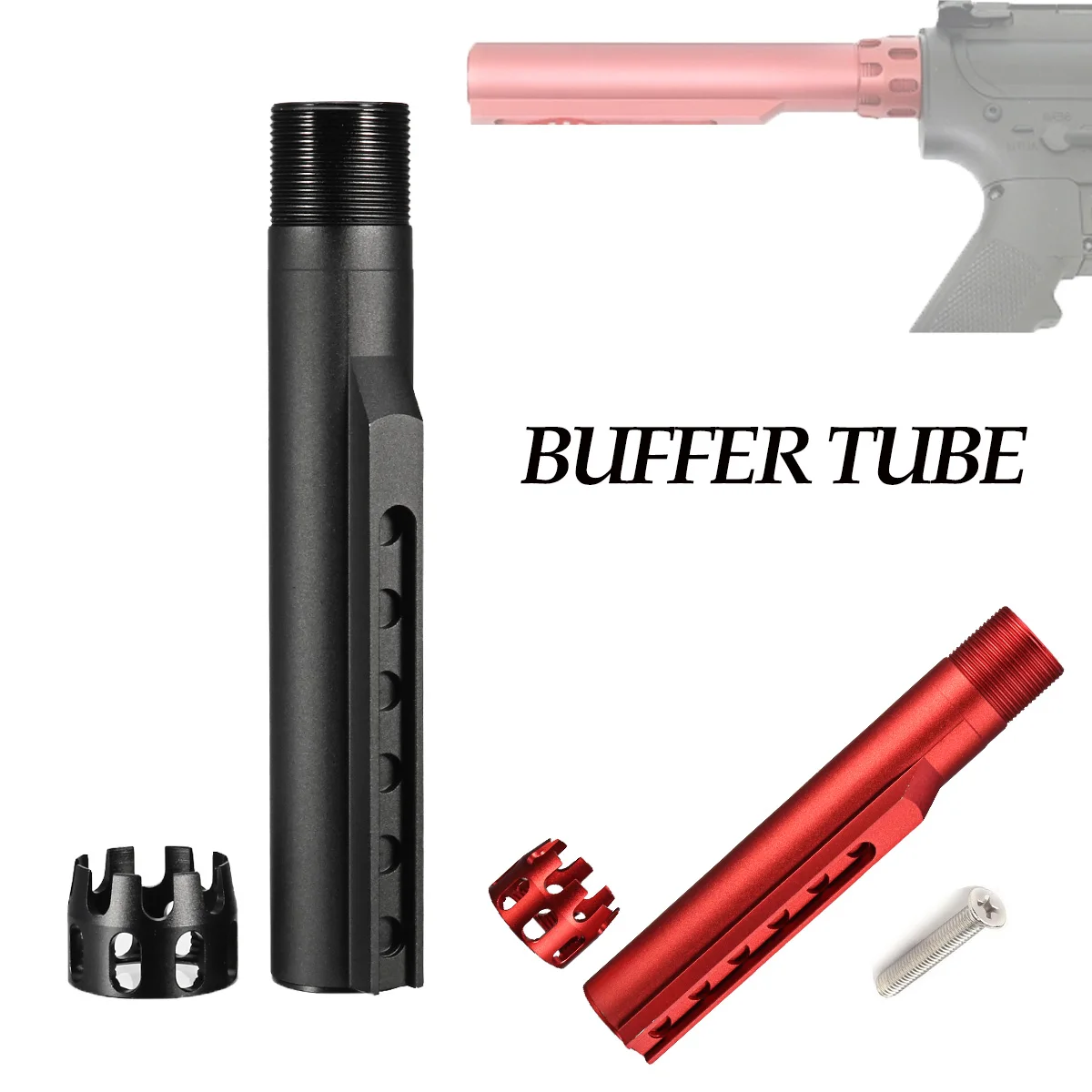 Upgrade Metal Buffer Tube with Screw for JM Gen 9th Water Gel Ball Blasting Water Guns Replacement Accessories
Upgrade Metal Buffer Tube with Screw for JM Gen 9th Water Gel Ball Blasting Water Guns Replacement Accessories
