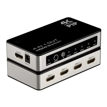 AAAE Top 1 set 4Kx2K 4 X 1 HDMI Switcher Selector (4 in 1 Out) with Remote Control High Speed 4-Port Switch box Supports 3D PI
AAAE Top 1 set 4Kx2K 4 X 1 HDMI Switcher Selector (4 in 1 Out) with Remote Control High Speed 4-Port Switch box Supports 3D PI