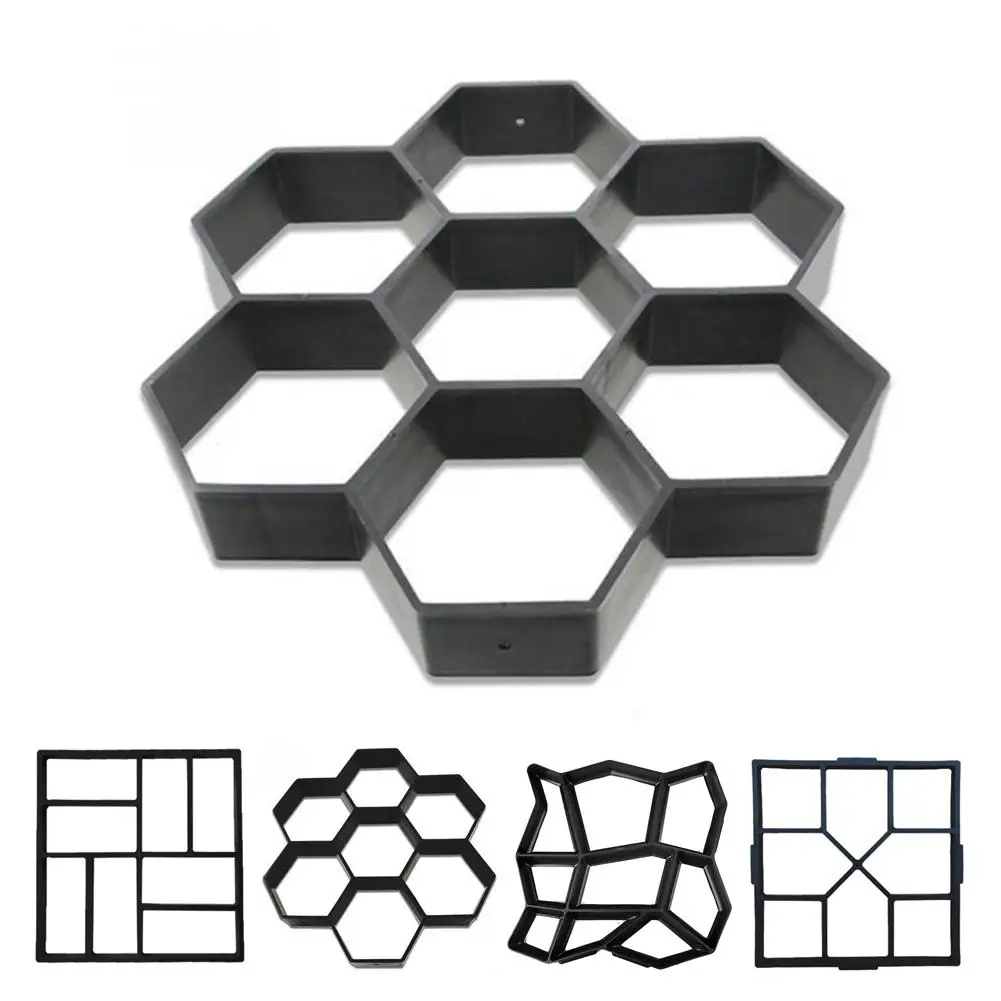 1 Pcs Black Plastic Making DIY Paving Mould Home Garden Floor Road Concrete Stepping Driveway Stone Path Floor Mould
1 Pcs Black Plastic Making DIY Paving Mould Home Garden Floor Road Concrete Stepping Driveway Stone Path Floor Mould