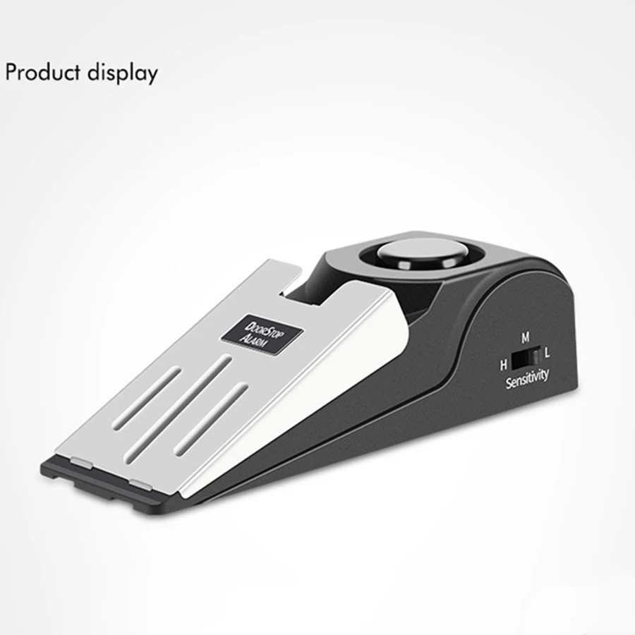 Door stop stopper alarm block blocking system 120 dB Anti-theft Burglar Stop System Security Home Wedge Shaped
Door stop stopper alarm block blocking system 120 dB Anti-theft Burglar Stop System Security Home Wedge Shaped