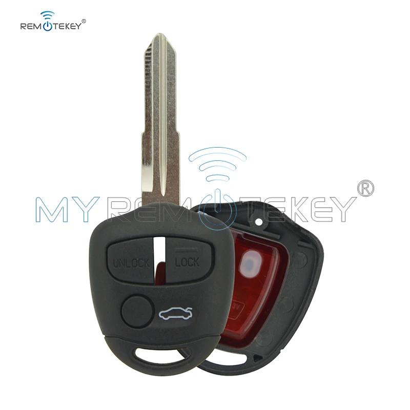 Remtekey Remote key 3 button 434Mhz MIT8 for Mitsubishi Triton Lancer Evo with 4D61 chip | Автомобили и мотоциклы