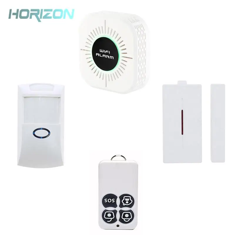 WIFI GSM Home Burglar Security Alarm System Motion Detector APP Control Fire Smoke Detector Alarm
WIFI GSM Home Burglar Security Alarm System Motion Detector APP Control Fire Smoke Detector Alarm