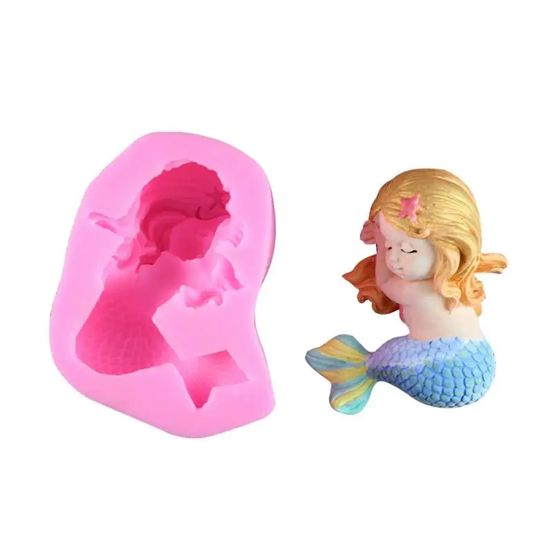 Silicone Mould Starfish Mermaid Cake Chocolate 3D DIY Soap Candle Shape Kitchen Baking Tool Silicone Mould
Silicone Mould Starfish Mermaid Cake Chocolate 3D DIY Soap Candle Shape Kitchen Baking Tool Silicone Mould