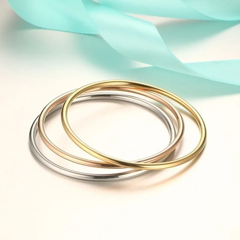 Vnox Classic Elegant Thin Bangle for Women Cuff Bracelets Temperament Stainless Steel Female Chic Simple Ornaments
Vnox Classic Elegant Thin Bangle for Women Cuff Bracelets Temperament Stainless Steel Female Chic Simple Ornaments