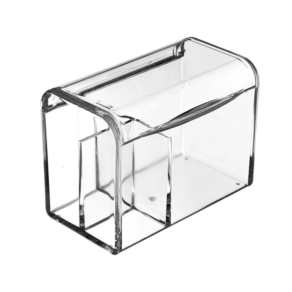 1 pc Storage Box Dustproof Plastic Transparent 3 Compartments Case Holder Organizer for Cotton Pads Cosmetic Swabs
1 pc Storage Box Dustproof Plastic Transparent 3 Compartments Case Holder Organizer for Cotton Pads Cosmetic Swabs