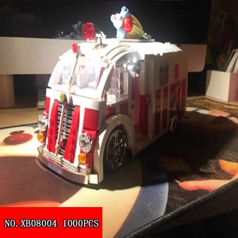 New 1000pcs Building Blocks XB08004 Ice Cream Vehicle Assembling Spelling Plastic Block Alpinia Oxyphylla Small Grain Toys
New 1000pcs Building Blocks XB08004 Ice Cream Vehicle Assembling Spelling Plastic Block Alpinia Oxyphylla Small Grain Toys