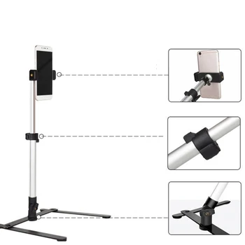 Mini Monopod Adjustable Table Photography Top Stand Fill-In Light Bluetooth Control Support Phone Clip For Mobile Phone Camera
Mini Monopod Adjustable Table Photography Top Stand Fill-In Light Bluetooth Control Support Phone Clip For Mobile Phone Camera