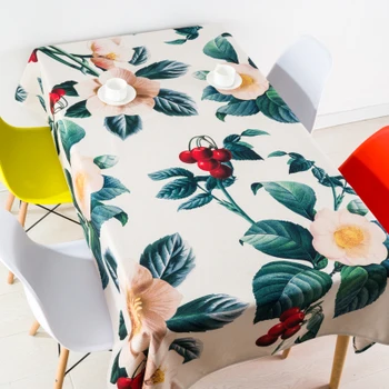 Modern European pastoral flower coffee table cloth linen tablecloths cover towel thick rectangular antependium decoration
Modern European pastoral flower coffee table cloth linen tablecloths cover towel thick rectangular antependium decoration