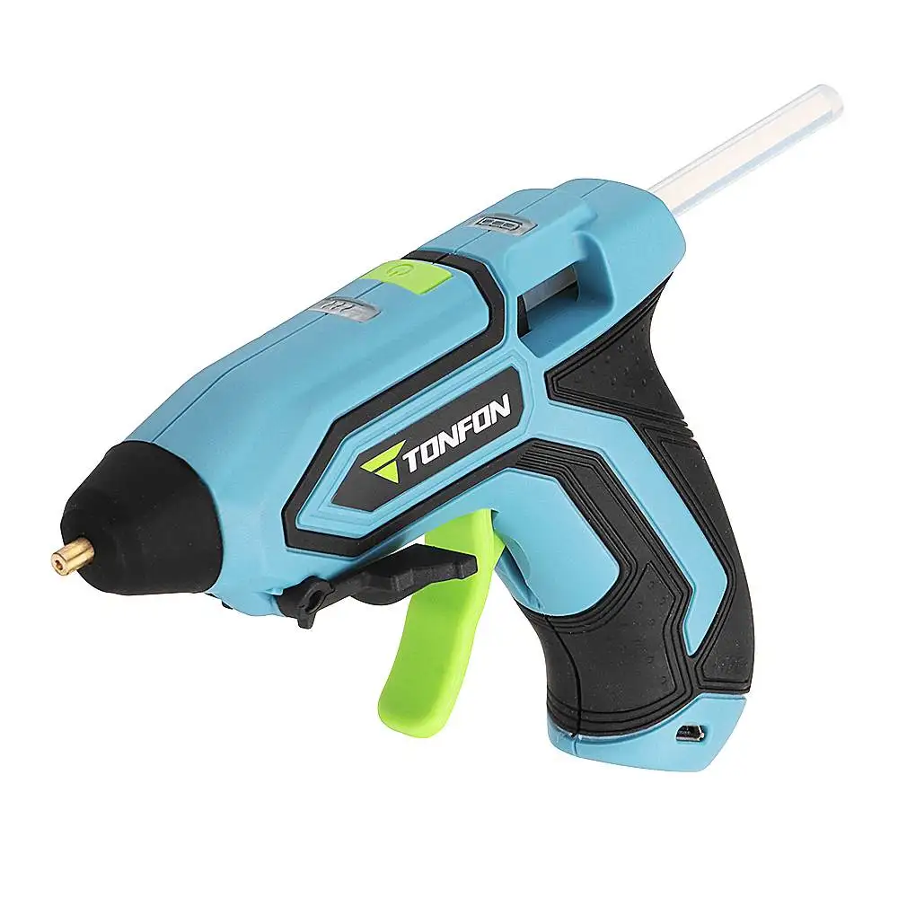 XIAOMI Tonfon 3.6V 2000mA Cordless Hot Glue Guns USB Rechargable Portable Fast Charging Melt Glue Guns Kits with 10 Glue Sticks 
XIAOMI Tonfon 3.6V 2000mA Cordless Hot Glue Guns USB Rechargable Portable Fast Charging Melt Glue Guns Kits with 10 Glue Sticks