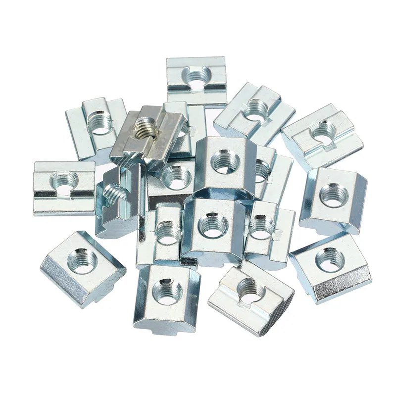 20pcs M8 Zinc Plate Coated T Sliding Nut for 4040 Series Alumunium Profiles Durable
20pcs M8 Zinc Plate Coated T Sliding Nut for 4040 Series Alumunium Profiles Durable