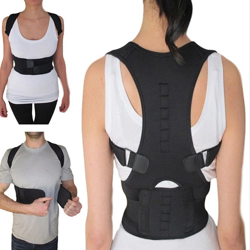 Magnetic Back Posture Corrector Men Women Support Lumbar Shoulder Belt Brace Back Support Therapy Wrap Shoulder Harness
Magnetic Back Posture Corrector Men Women Support Lumbar Shoulder Belt Brace Back Support Therapy Wrap Shoulder Harness