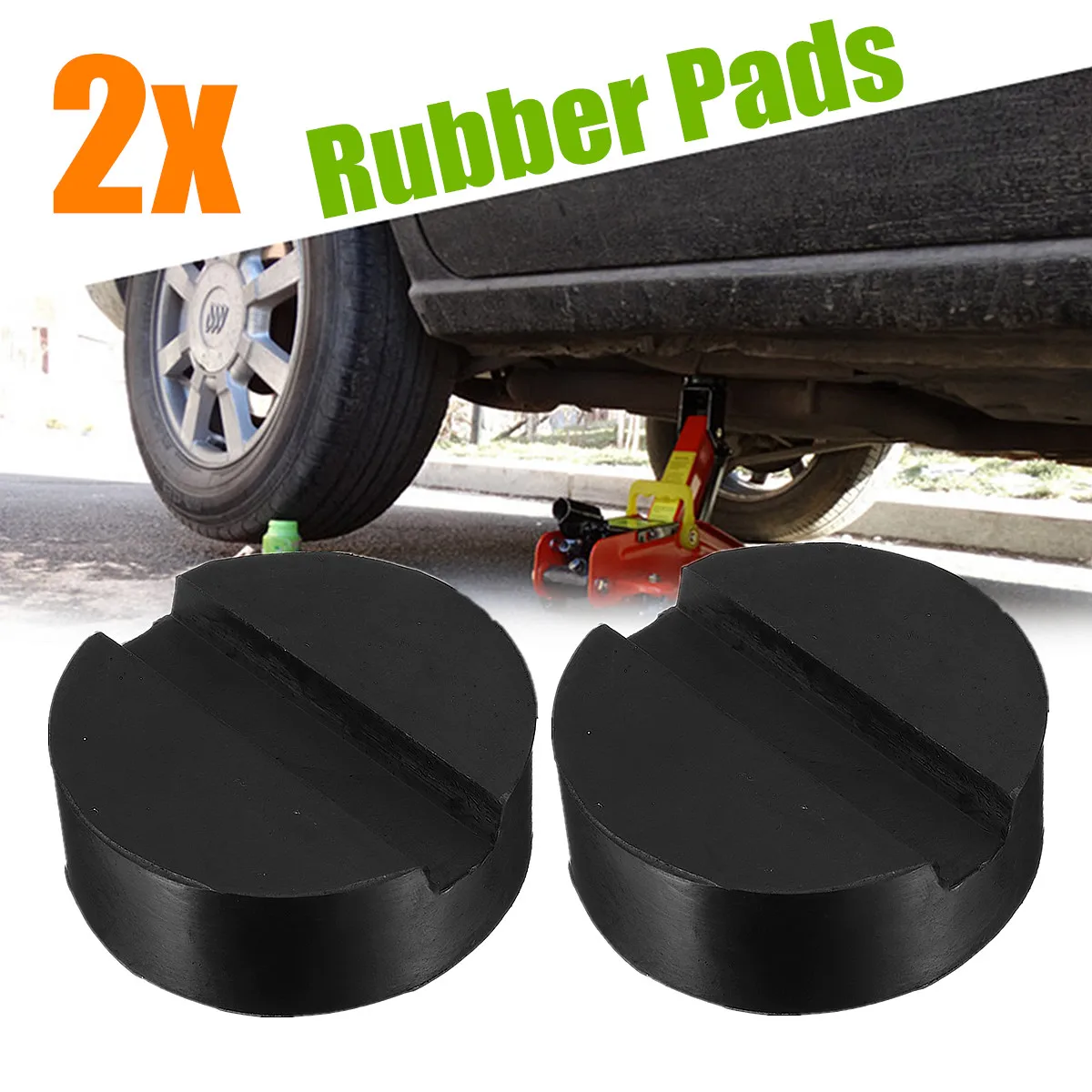2Pcs Car Lifting Jack Pad Frame Protector Adapter Floor Slotted Rail Rubber Black Trolley Jacking Disk Pad Tool 6.5x3.3cm
2Pcs Car Lifting Jack Pad Frame Protector Adapter Floor Slotted Rail Rubber Black Trolley Jacking Disk Pad Tool 6.5x3.3cm
