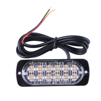 36W 12-24V 12 LEDs Strobe Light Ultra-thin Emergency Flash Warning Caution Light for Trucks Cars Motorcycles (Blue Light)
36W 12-24V 12 LEDs Strobe Light Ultra-thin Emergency Flash Warning Caution Light for Trucks Cars Motorcycles (Blue Light)