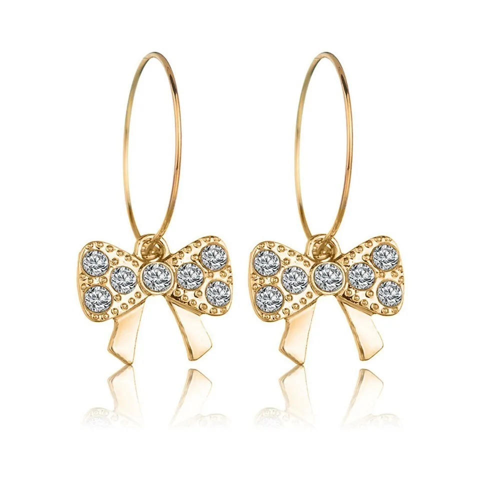 Wholesale Women Shinning Rhinestone Big Earrings Classic Bowknot Design Earrings Jewelry Excellent Wedding Party Earrings
Wholesale Women Shinning Rhinestone Big Earrings Classic Bowknot Design Earrings Jewelry Excellent Wedding Party Earrings