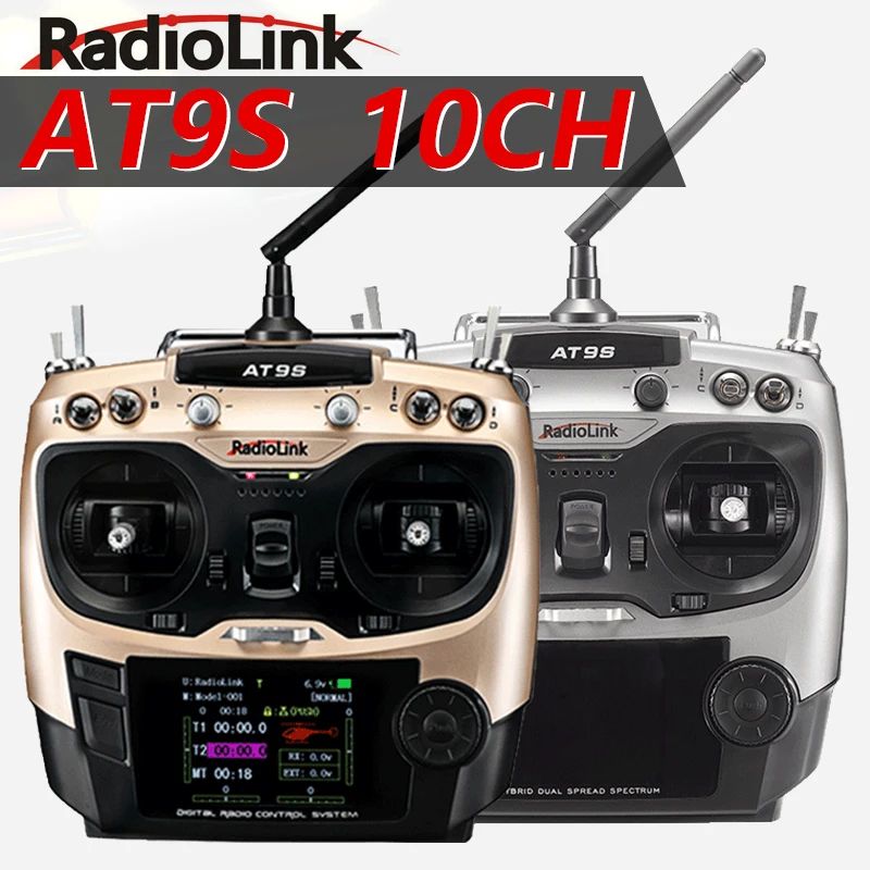 Radiolink AT9S 2.4G 9CH System Transmitter with R9DS Receiver AT9 Remote Control update vision for RC quadcopter Helicopter
Radiolink AT9S 2.4G 9CH System Transmitter with R9DS Receiver AT9 Remote Control update vision for RC quadcopter Helicopter