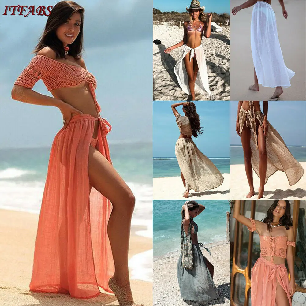 2019 Summer Sexy Womens Swimsuit Bathing Suits Hot Cover Up Skirt Summer Beach Lace Up Long Skirts Cover-Ups
2019 Summer Sexy Womens Swimsuit Bathing Suits Hot Cover Up Skirt Summer Beach Lace Up Long Skirts Cover-Ups
