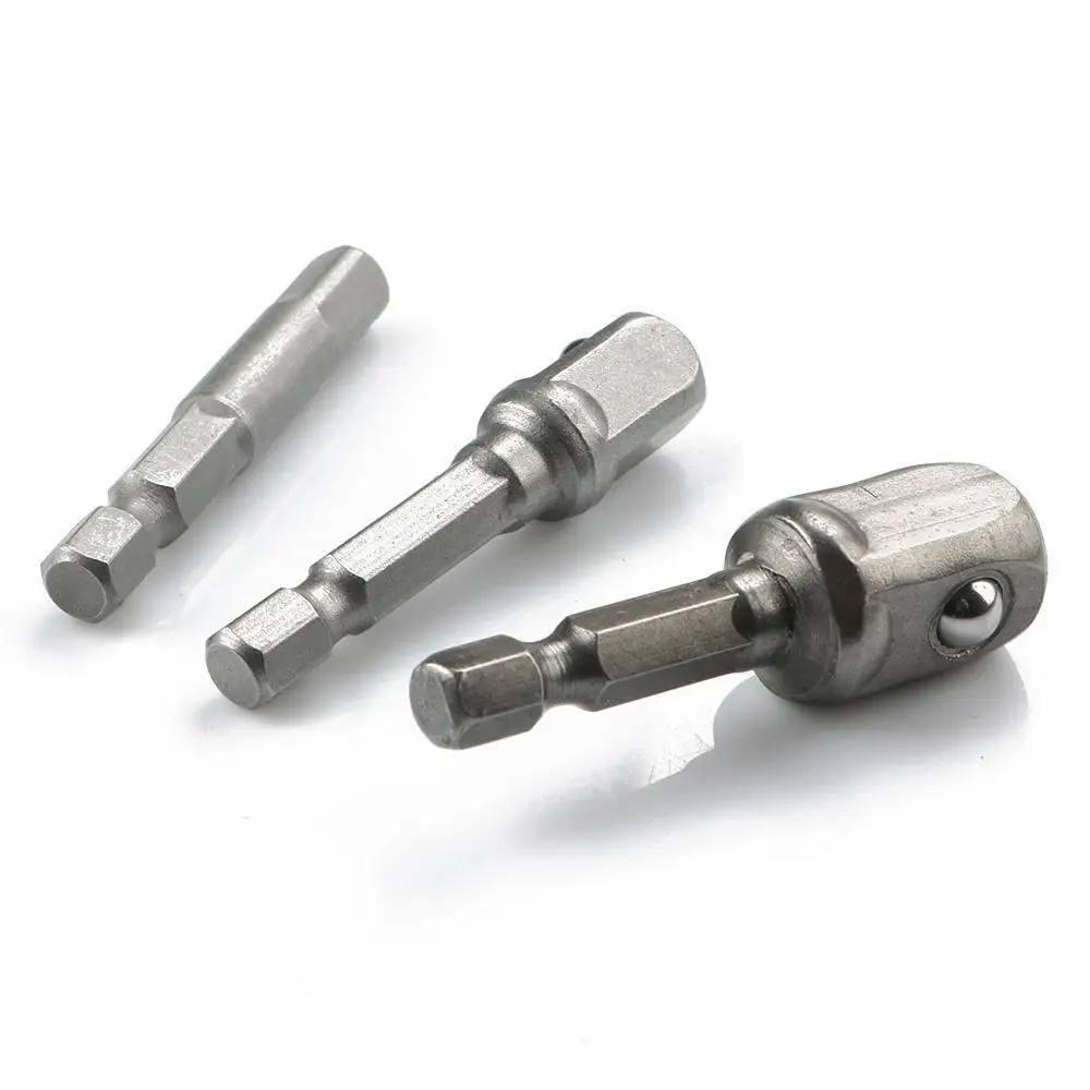 3 PCS Hex Shank Wrench Drive Power Drill Socket Drill Adapter Socket Extension Bit Adaptor Set 1/4 3/8 1/2 screwdriver tools
3 PCS Hex Shank Wrench Drive Power Drill Socket Drill Adapter Socket Extension Bit Adaptor Set 1/4 3/8 1/2 screwdriver tools