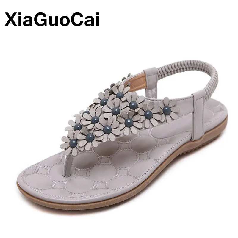 Summer Women's Sandals 2019 Big Size Female Flat Beach Shoes Vintage Bohemia High Quality Cute Thongs With Flower Comfortable
Summer Women's Sandals 2019 Big Size Female Flat Beach Shoes Vintage Bohemia High Quality Cute Thongs With Flower Comfortable
