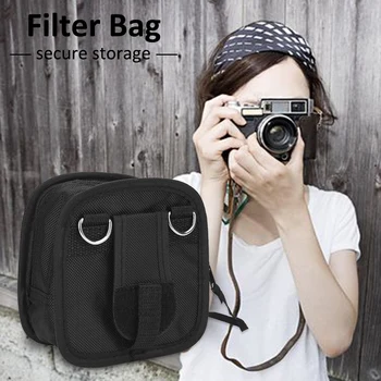 SOONHUA 9 in 1 bag 9 Slots Filter Bag Nylon Pouch Camera Accessory Bag Double Zip For Easy Storage With Shoulder Strap
SOONHUA 9 in 1 bag 9 Slots Filter Bag Nylon Pouch Camera Accessory Bag Double Zip For Easy Storage With Shoulder Strap