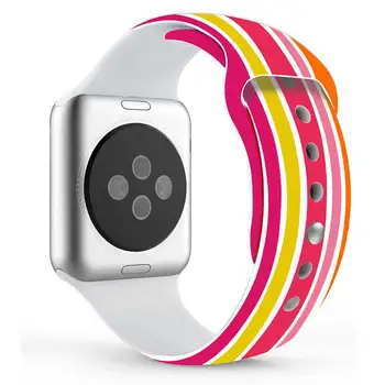 42MM Wrist Watch For Apple Watch Pastoral Wind Silicone Strap for Iwatch Print Sports Small Floral Wristband
42MM Wrist Watch For Apple Watch Pastoral Wind Silicone Strap for Iwatch Print Sports Small Floral Wristband