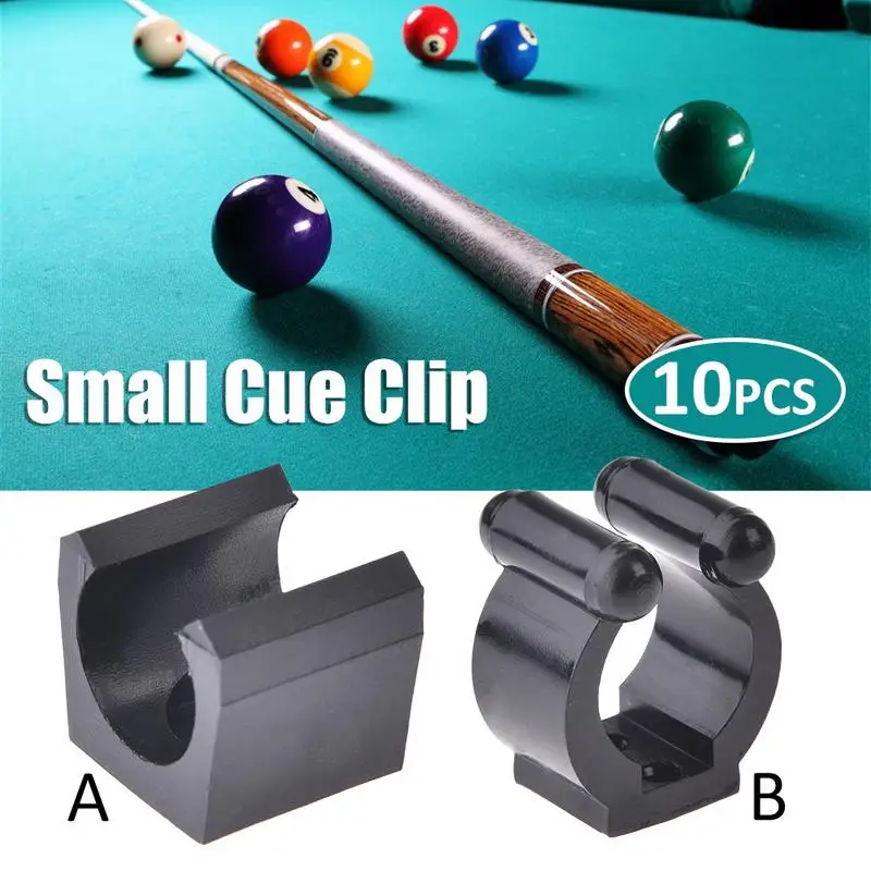 

2019 New 10Pcs Billiards Snooker Cue Locating Clip Holder For Pool Cue Racks Set Snooker Billiard Accessories Billiard Supplies