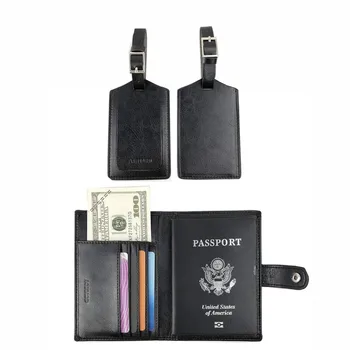 1pcs USA Passport Holders + 2pcs Luggage Tags Synthetic Leather drop shipping 7178-40
1pcs USA Passport Holders + 2pcs Luggage Tags Synthetic Leather drop shipping 7178-40