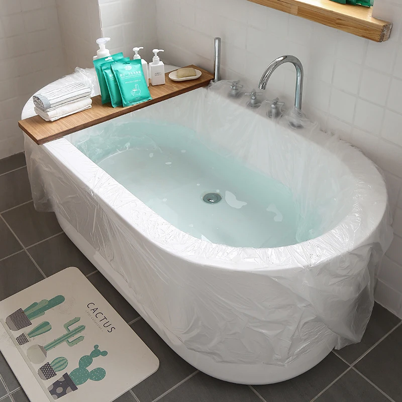 Disposable Bathtub Cover Thickened Absorbent Bath Towel For Trip Hotel Family Plastic Basin Bag Travel Accessories Supplies
Disposable Bathtub Cover Thickened Absorbent Bath Towel For Trip Hotel Family Plastic Basin Bag Travel Accessories Supplies