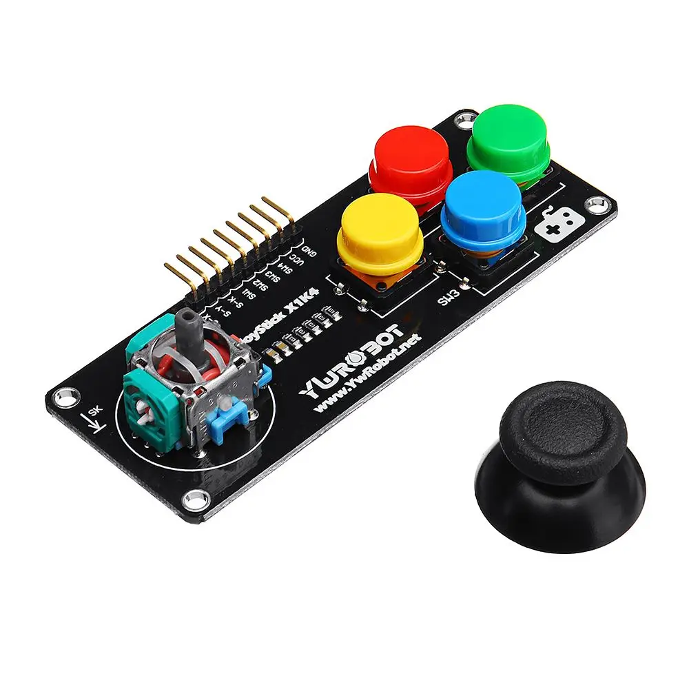 For PS2 Game Rocker Push Button Module For Arduino For PS2 JoyStick Electronic Blocking
For PS2 Game Rocker Push Button Module For Arduino For PS2 JoyStick Electronic Blocking