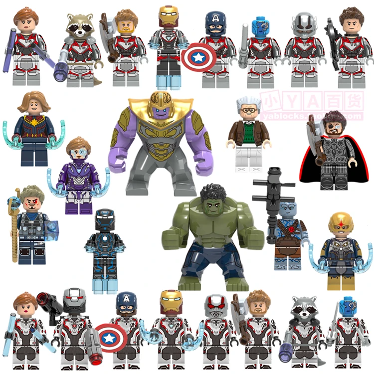Single Avengers 4 Endgame Legoings Figures Thanos Thor Rocket Raccoon War Machine Black Widow Nebula Building Blocks Toys
Single Avengers 4 Endgame Legoings Figures Thanos Thor Rocket Raccoon War Machine Black Widow Nebula Building Blocks Toys